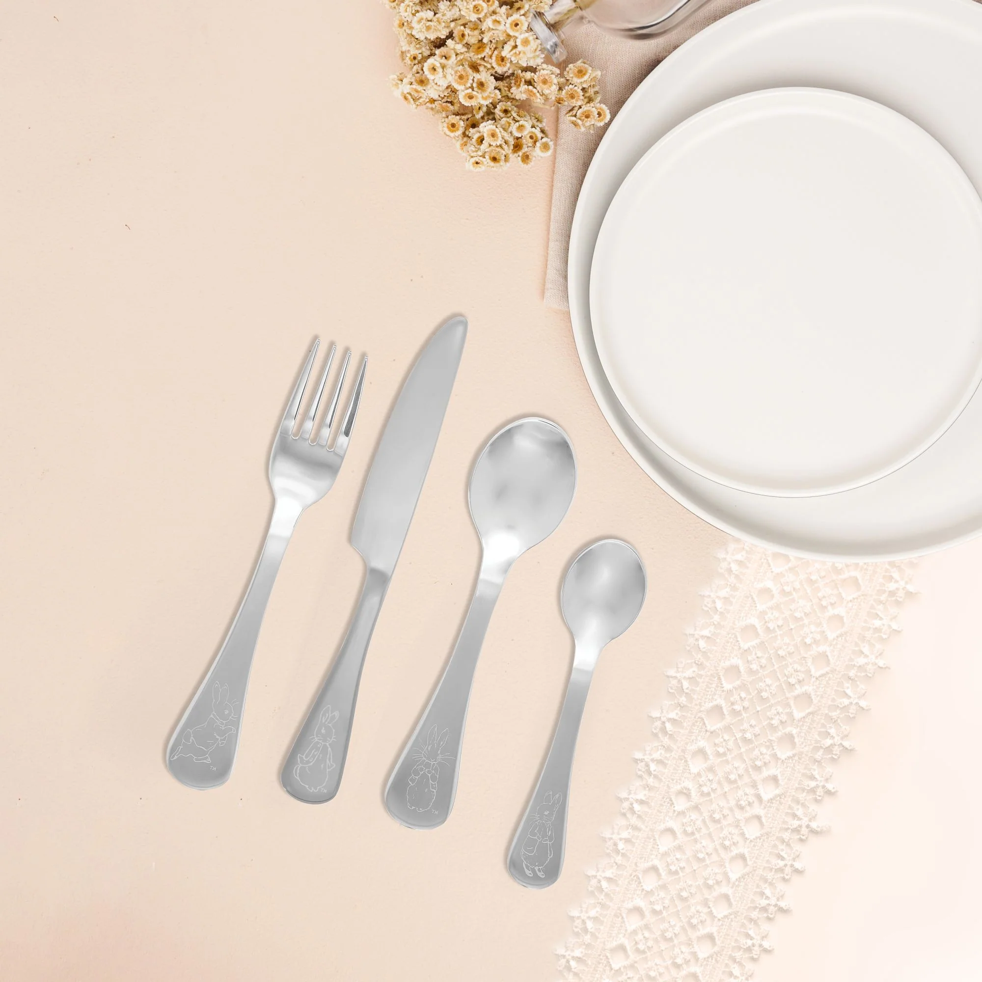 Peter Rabbit Stainless Steel Cutlery Set - Image 2