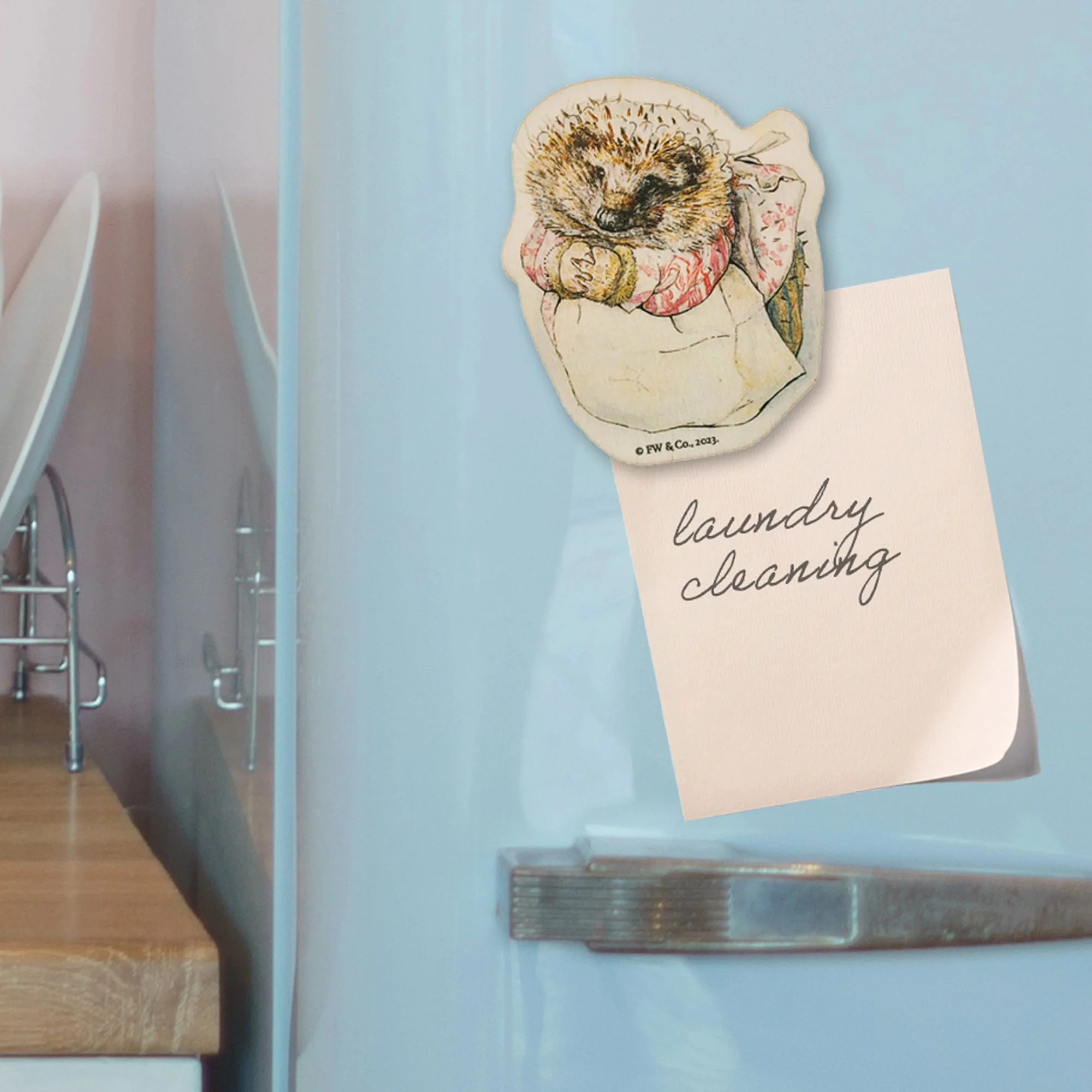 Mrs. Tiggy-Winkle Wooden Magnet - Image 6