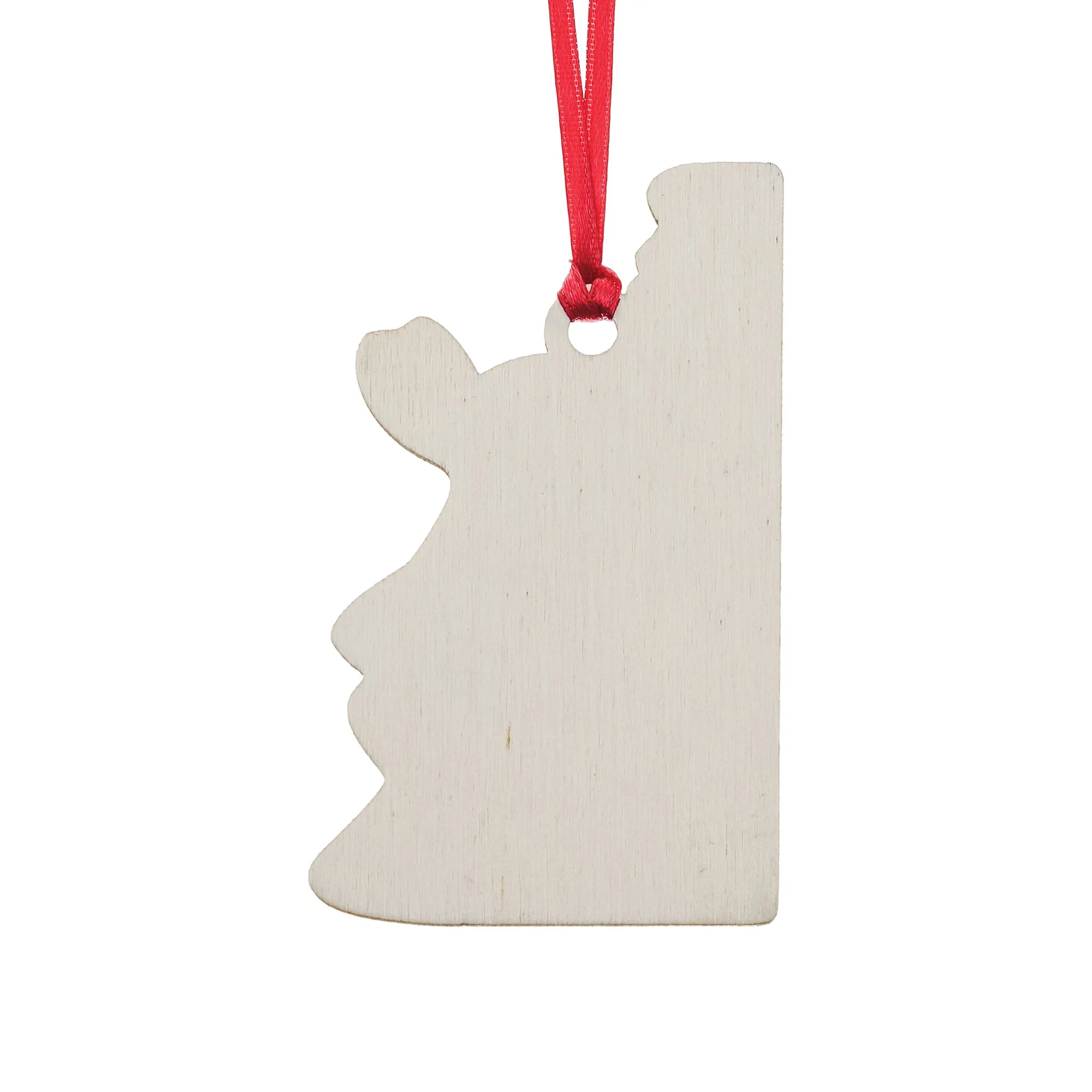Peter Rabbit with Christmas Stocking Wooden Hanging Ornament - Image 3
