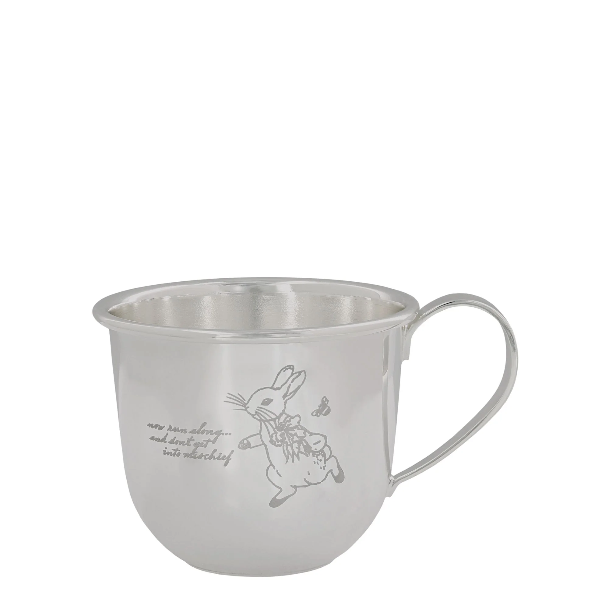 Peter Rabbit Silver Plated Baby Mug