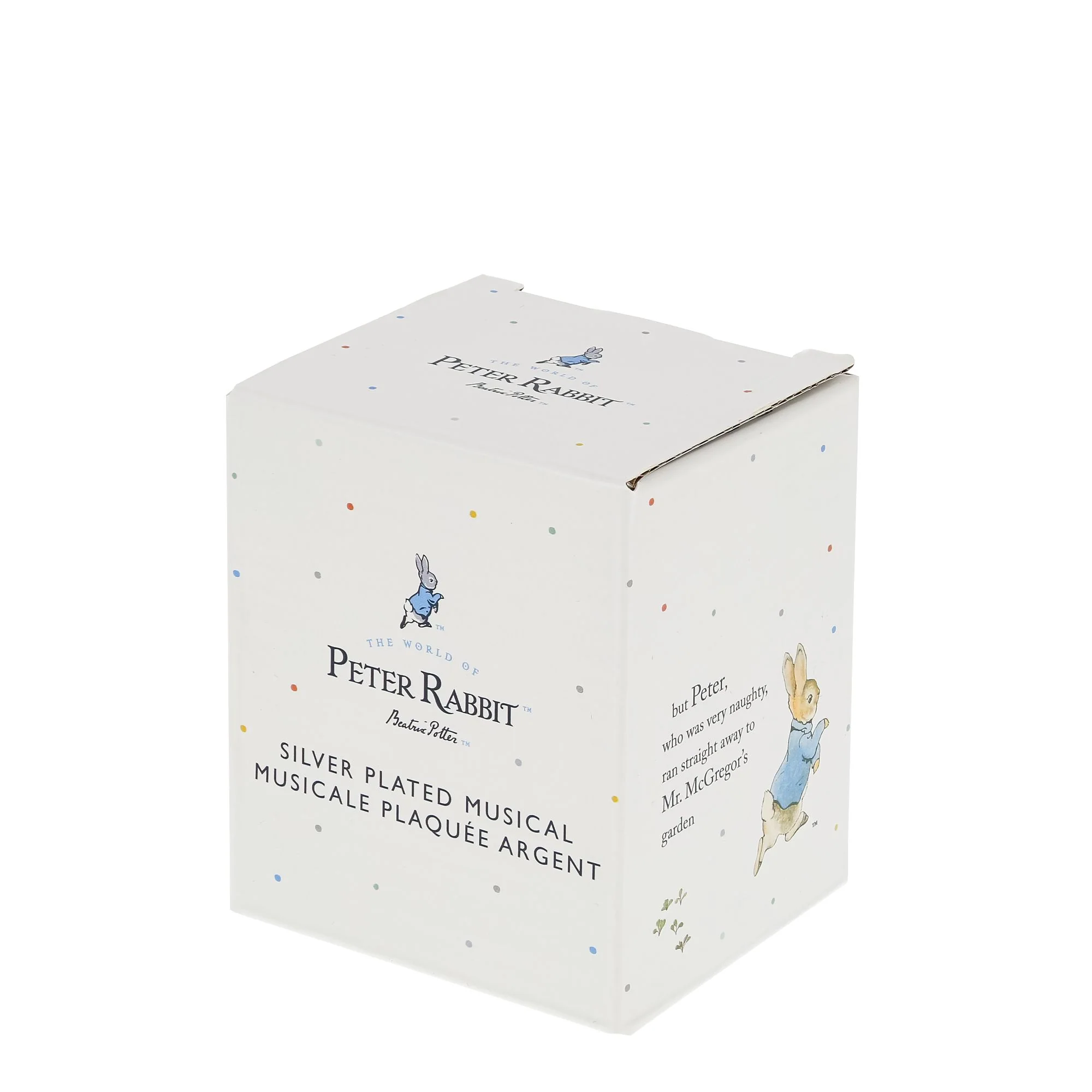 Peter Rabbit Silver Plated Musical Box - Image 4