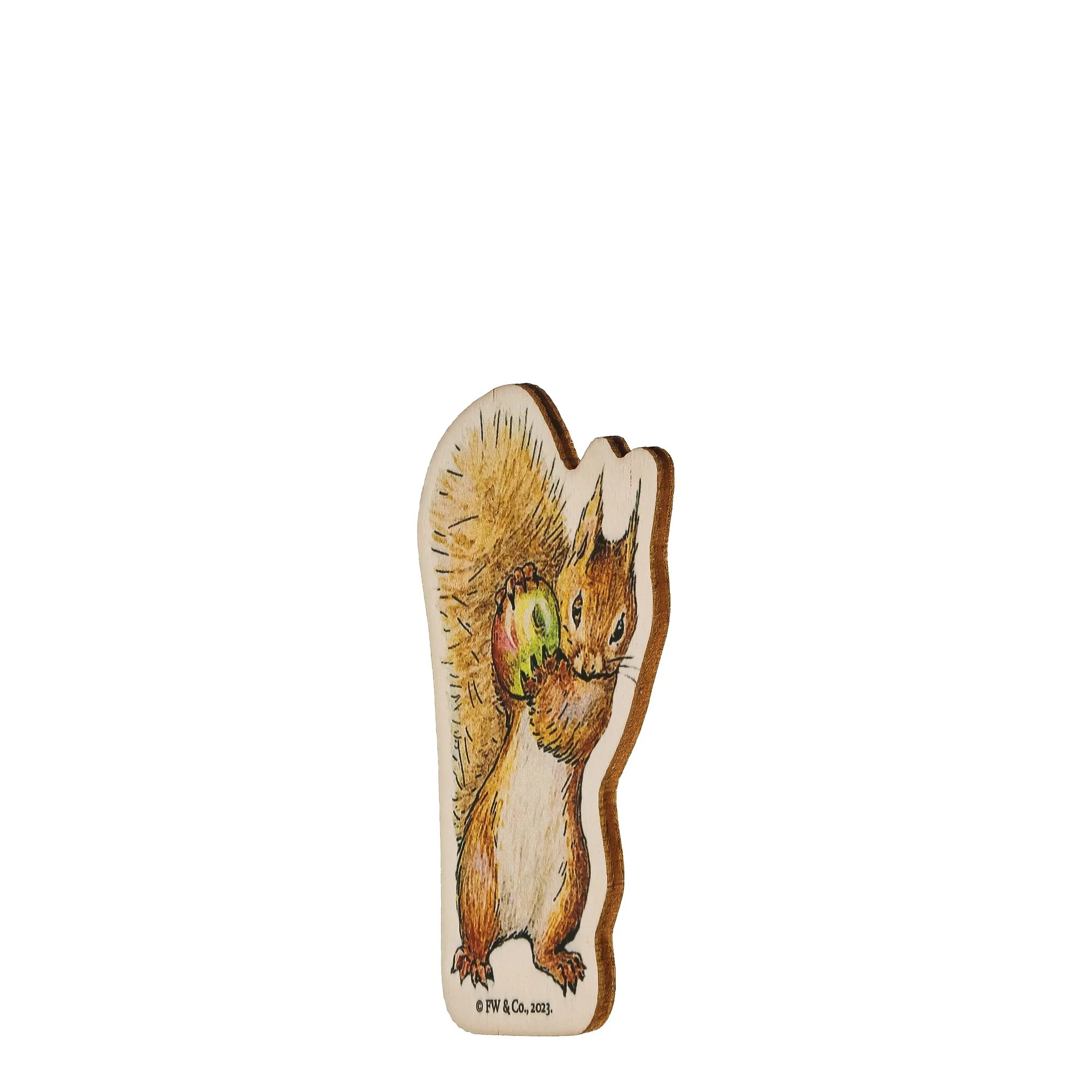 Squirrel Nutkin Wooden Magnet - Image 4